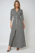 Casual Blouse Work Maxi Dress
