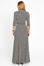 Casual Blouse Work Maxi Dress