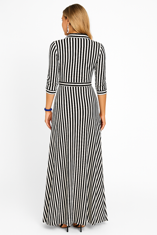 Casual Blouse Work Maxi Dress