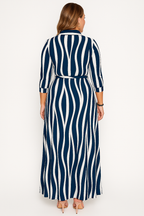 Casual Blouse Work Maxi Dress
