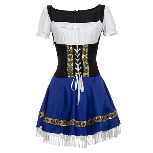 Blue Oktoberfest Dress Costume