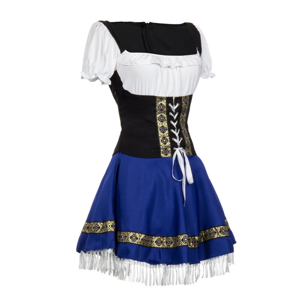 Blue Oktoberfest Dress Costume