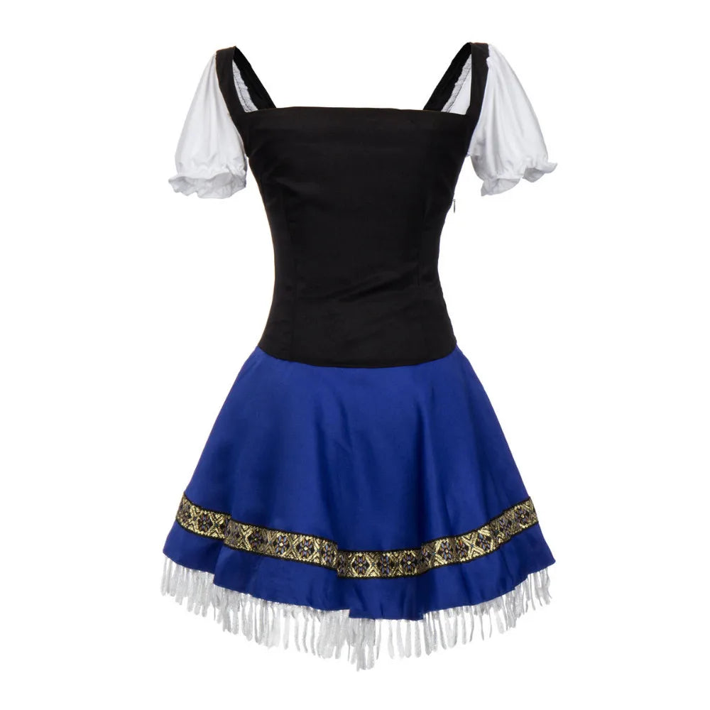 Blue Oktoberfest Dress Costume