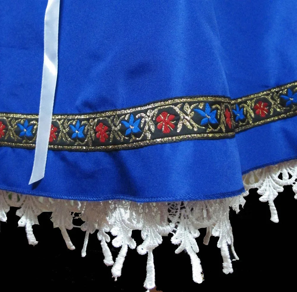 Blue Oktoberfest Dress Costume