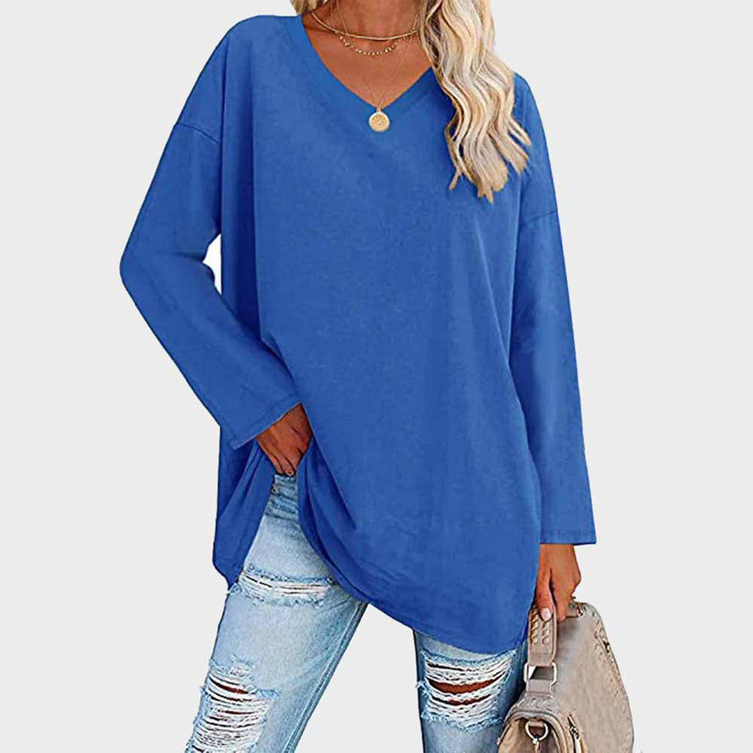 Loose V-Neck Top
