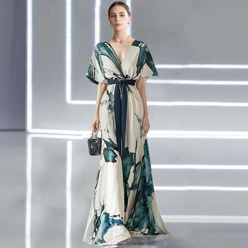 Bohemian Floral Maxi Dress