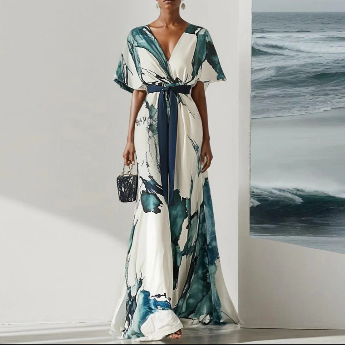 Bohemian Floral Maxi Dress