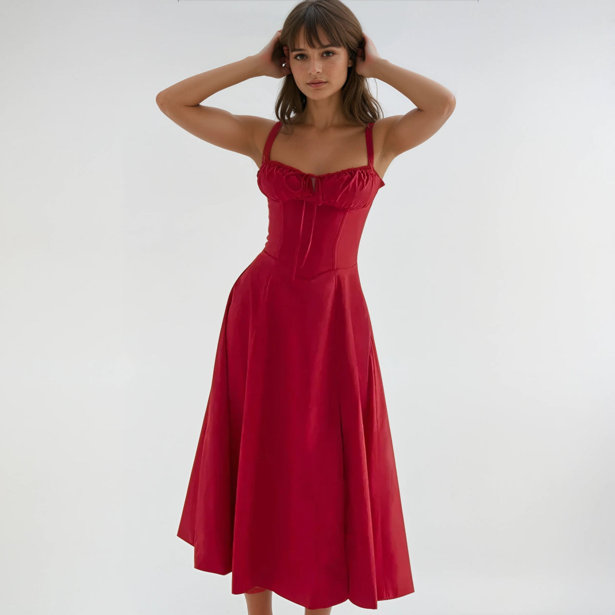 Catherine Corset Midi Party Dress