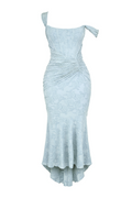 Lace Corset Wedding Guest Maxi Dress