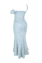 Lace Corset Wedding Guest Maxi Dress