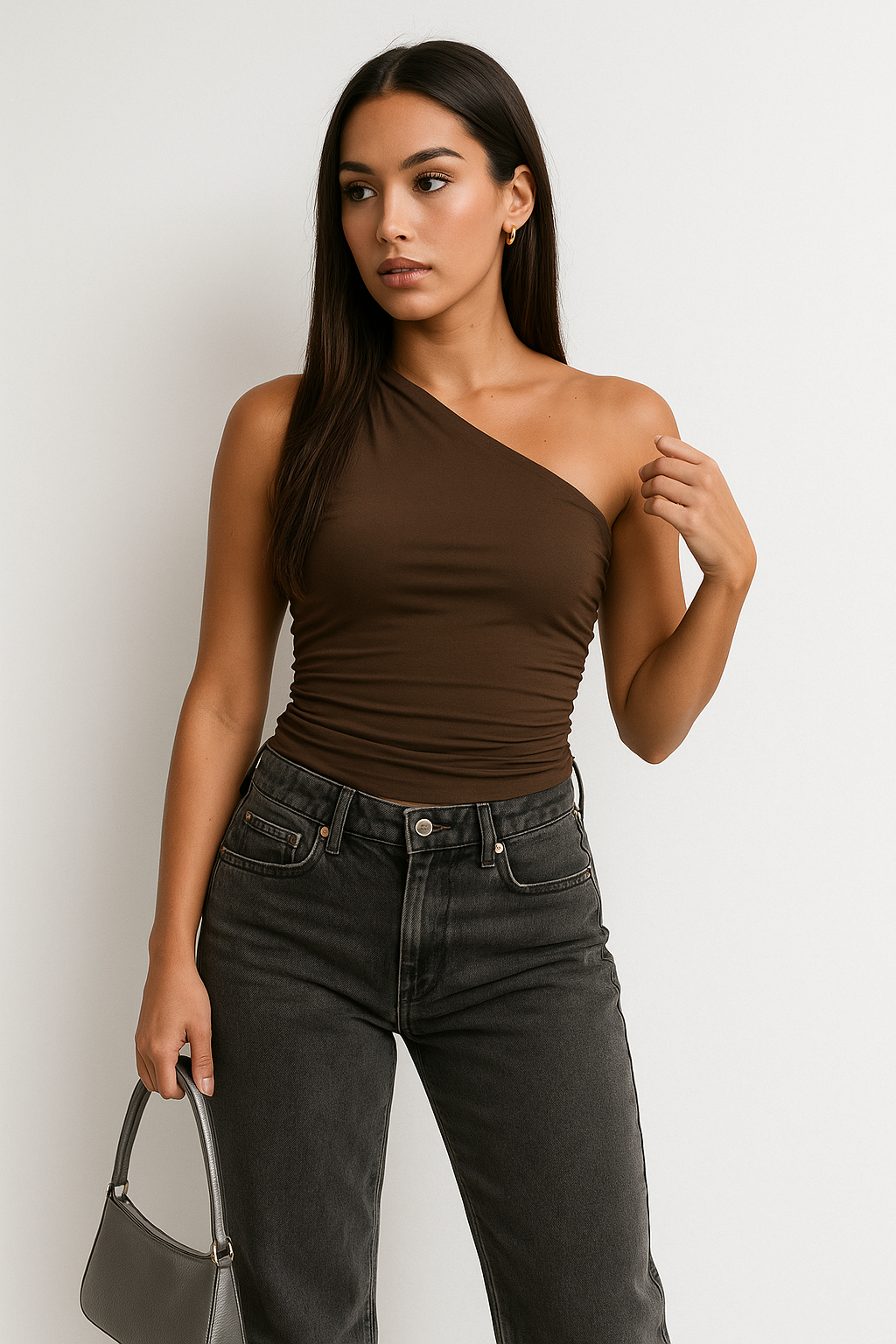 Asymmetric One-Shoulder Tank Top
