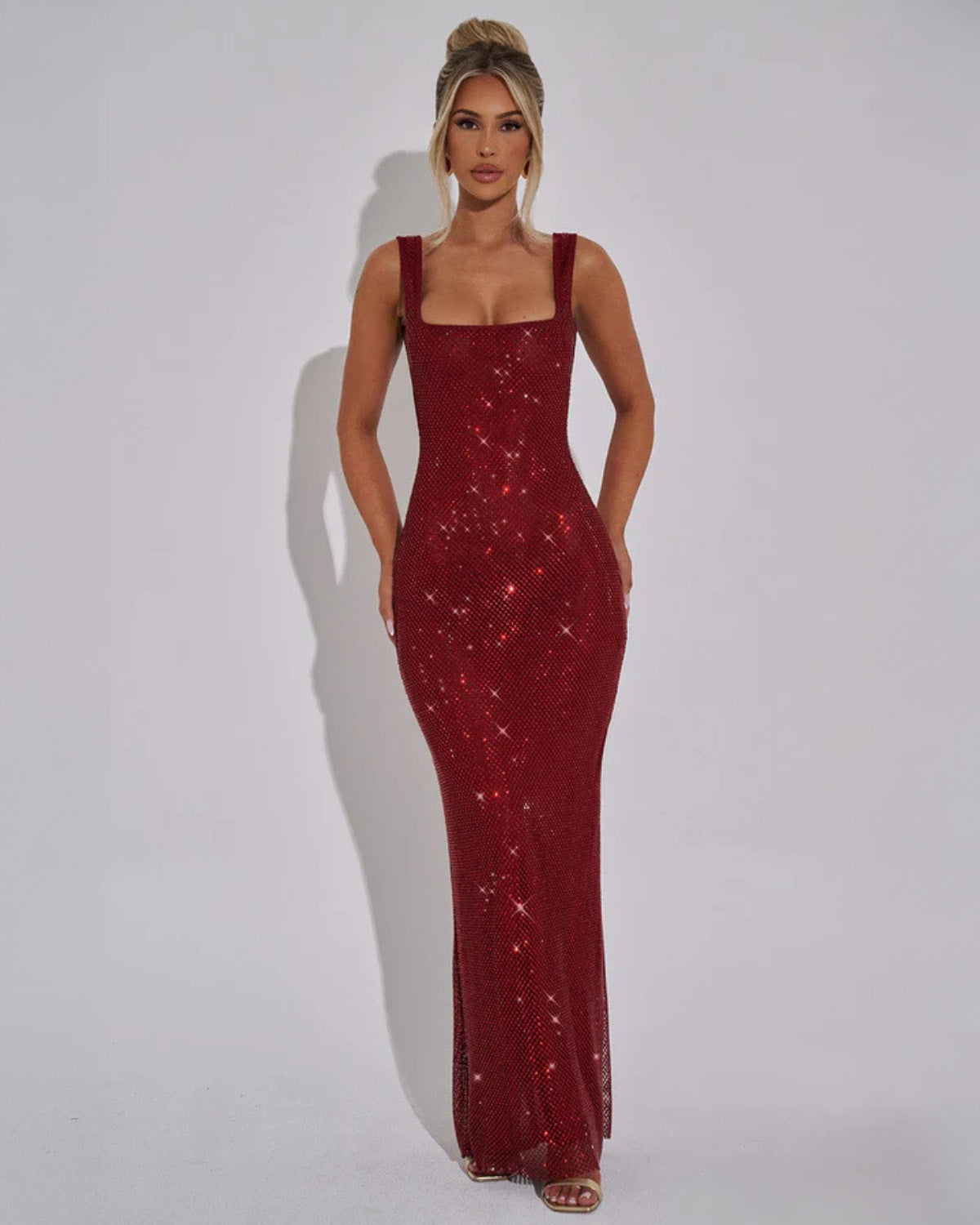 Celeste Embellished Formal Evening Gown