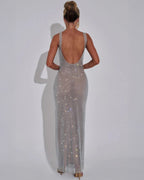 Celeste Embellished Formal Evening Gown