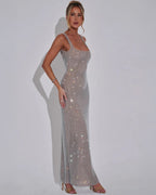 Celeste Embellished Formal Evening Gown