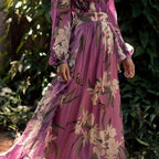 Rachel Lightweight Floral Chiffon Dress