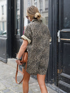 Tracy Mini Cheetah Printed Romper
