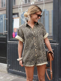 Tracy Mini Cheetah Printed Romper