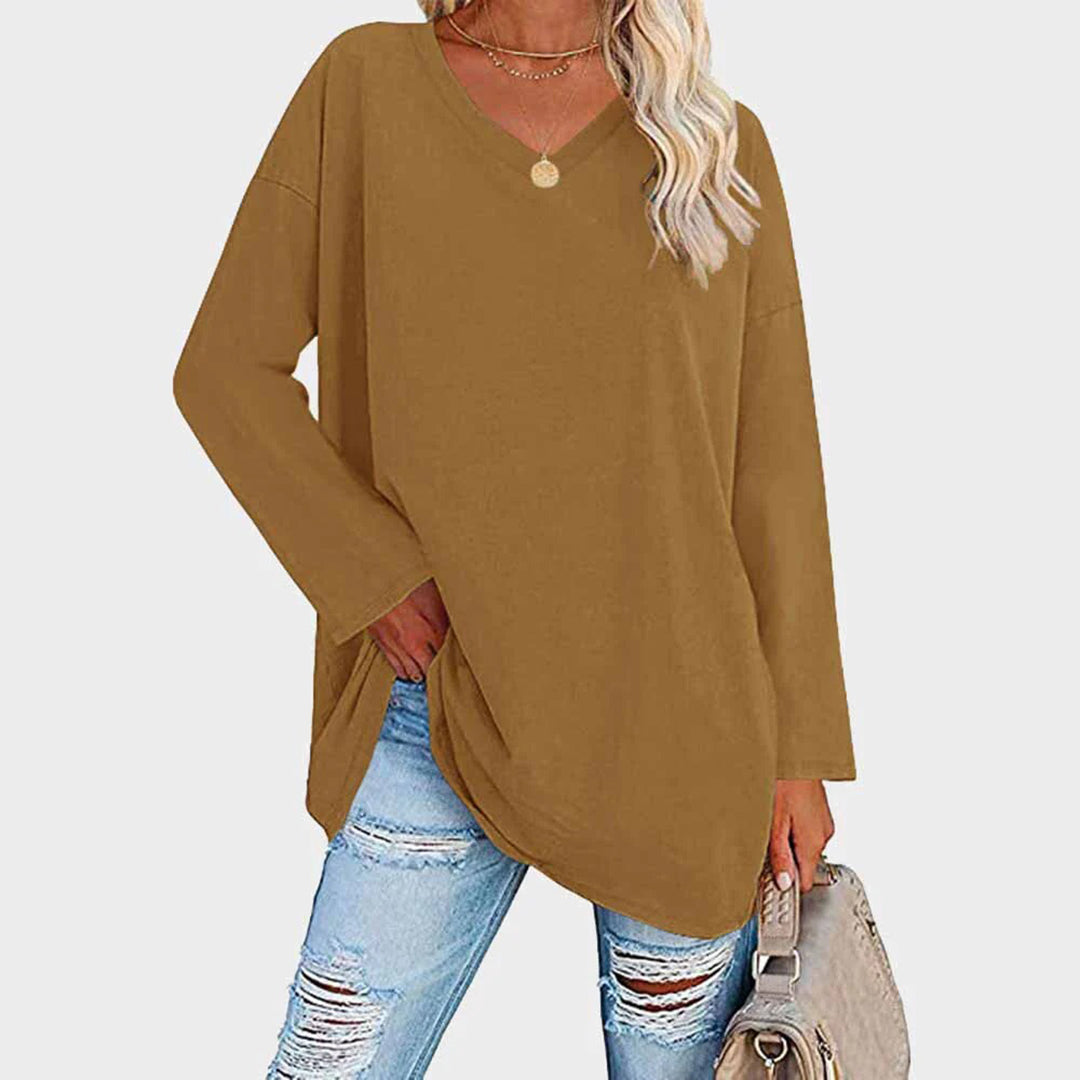Loose V-Neck Top