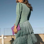 Fringe Detail Maxi Dress