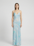 Printed Slip Maxi Dress