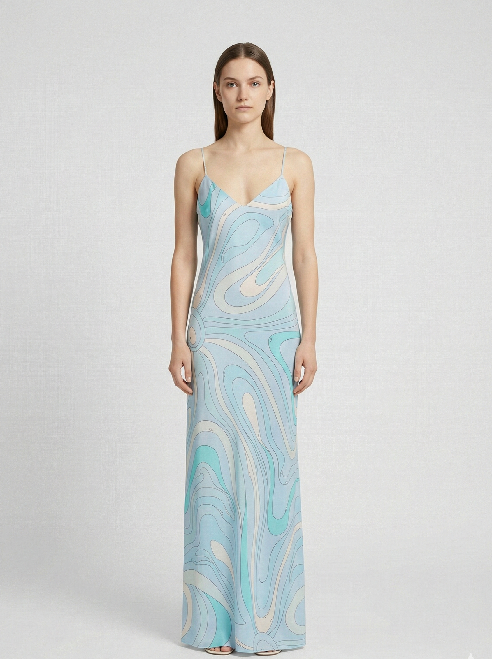 Printed Slip Maxi Dress