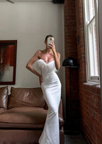 White Swan Feather Gown
