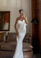 White Swan Feather Gown