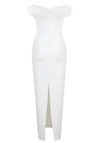 White Swan Feather Gown