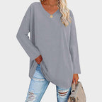 Loose V-Neck Top