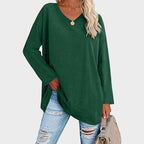 Loose V-Neck Top