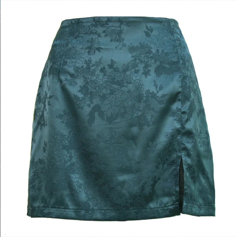 Sylvia Satin Mini Skirt