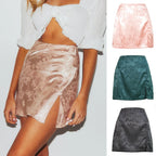 Sylvia Satin Mini Skirt