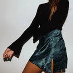 Sylvia Satin Mini Skirt