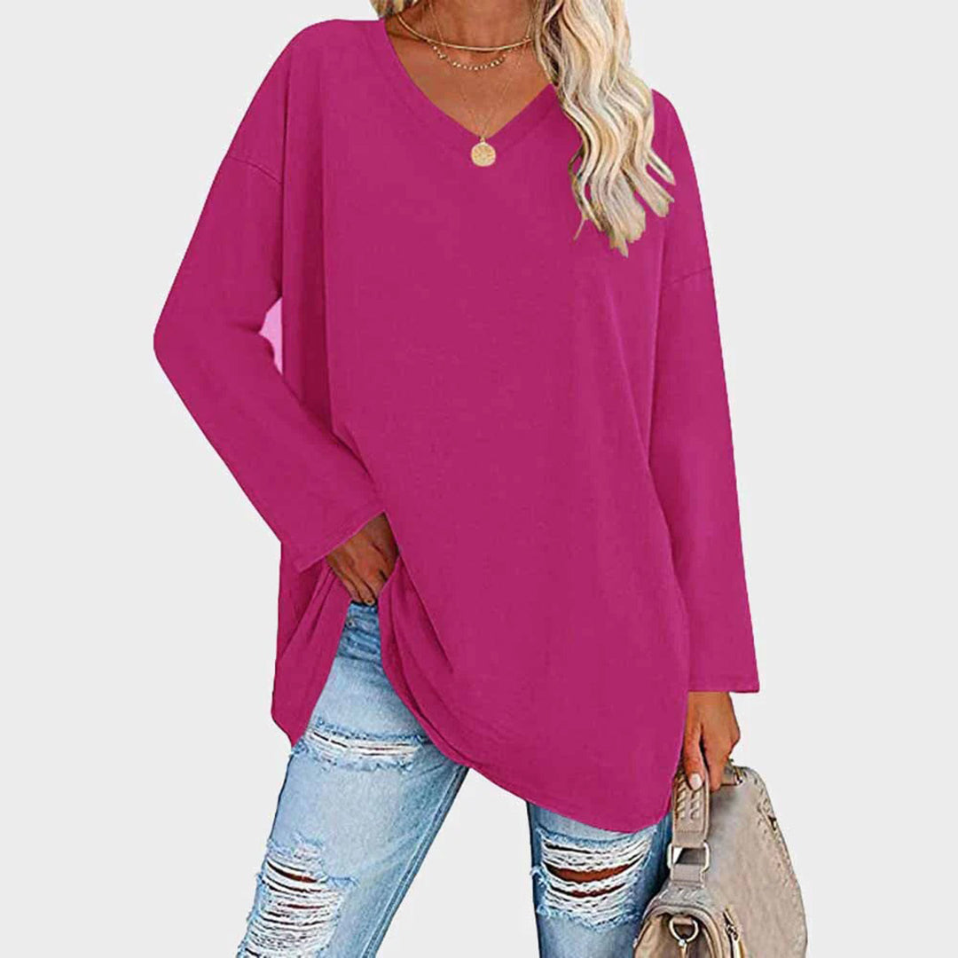 Loose V-Neck Top