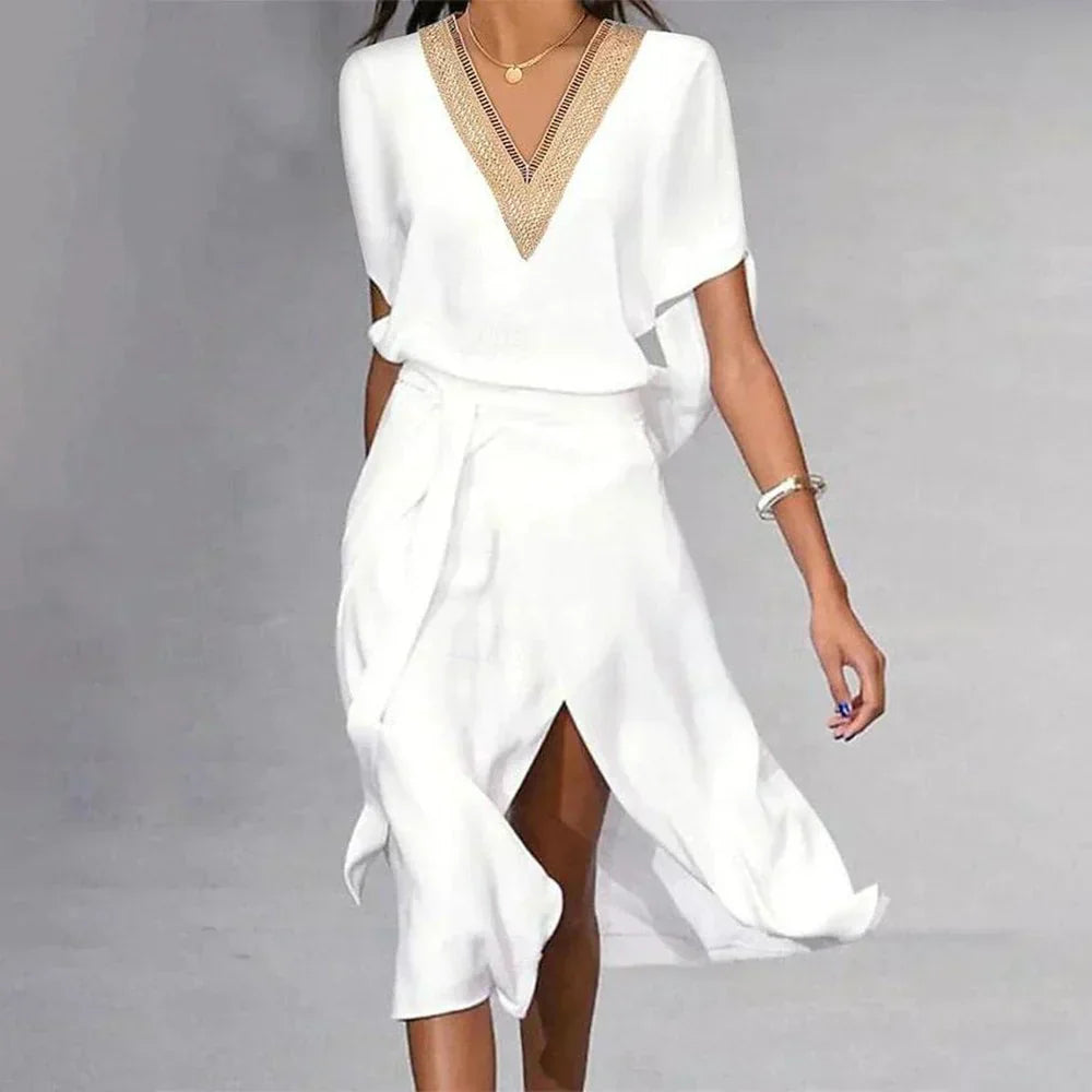 Isabella V-Neck Dress