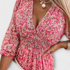Linda Floral Puff Sleeve Dress