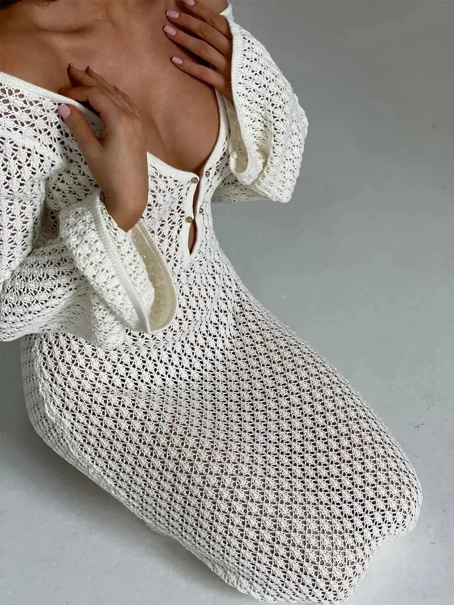 Lily White Casual Summer Dress