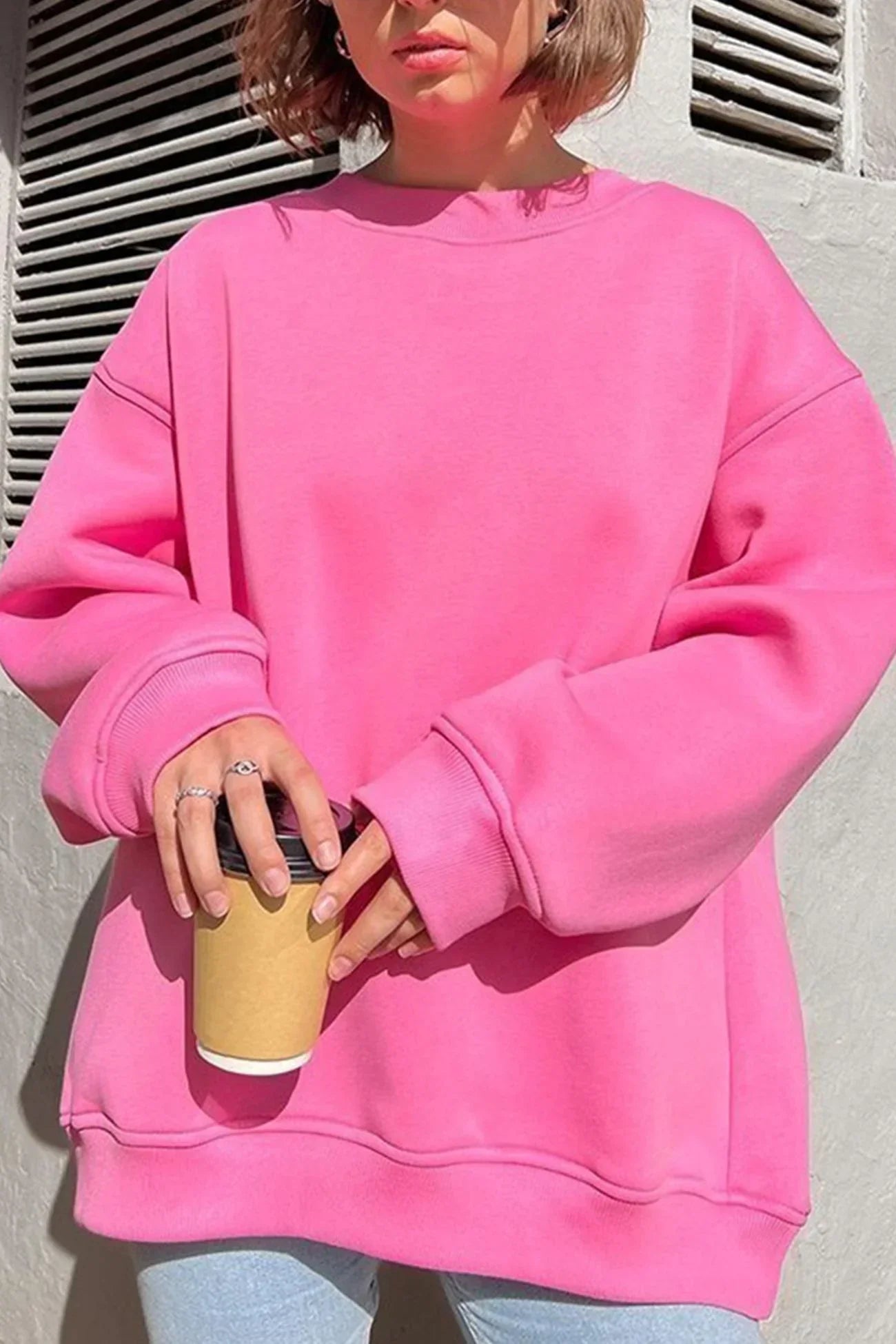 Oversized Crewneck Sweatshirt