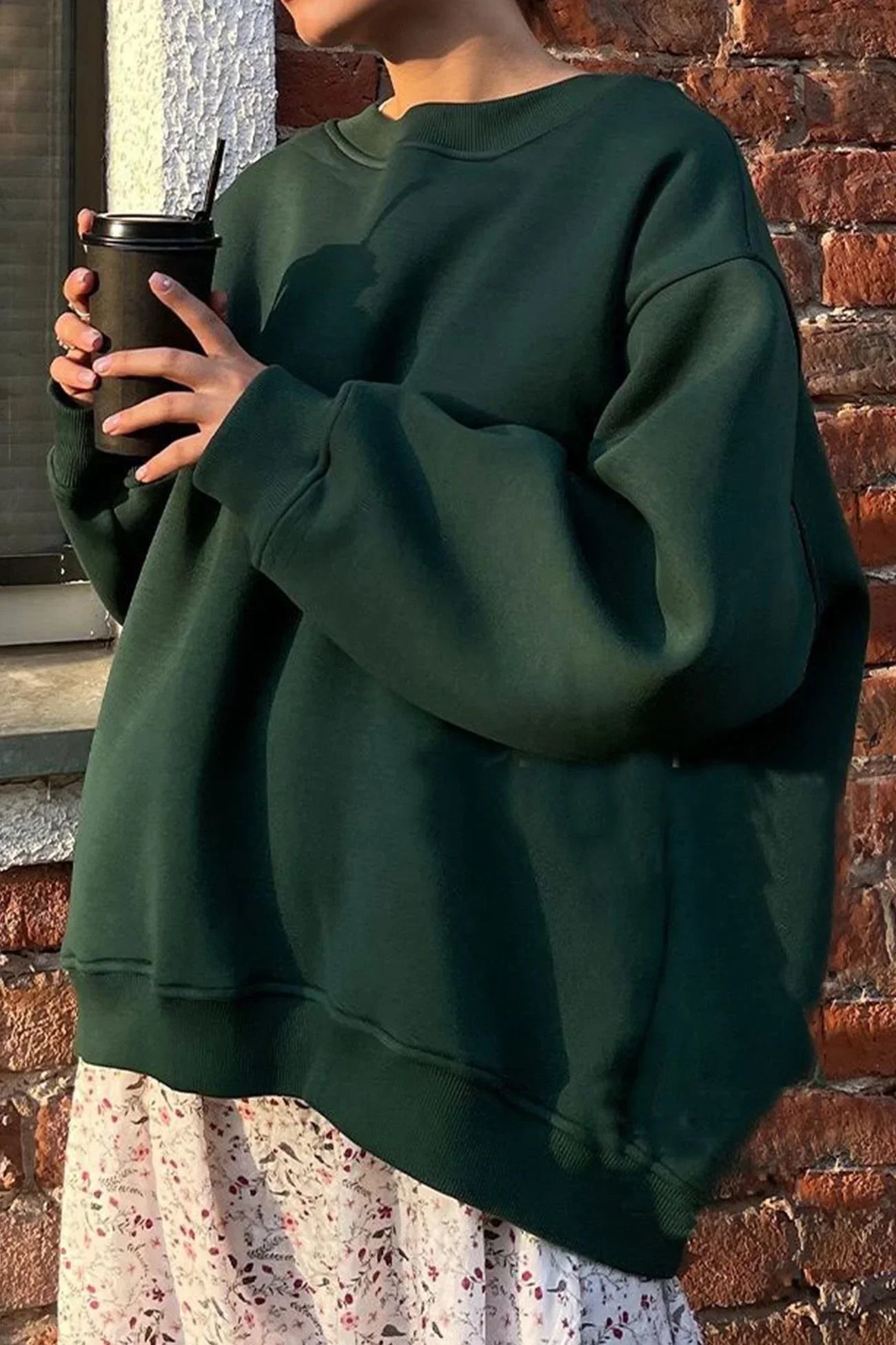 Oversized Crewneck Sweatshirt