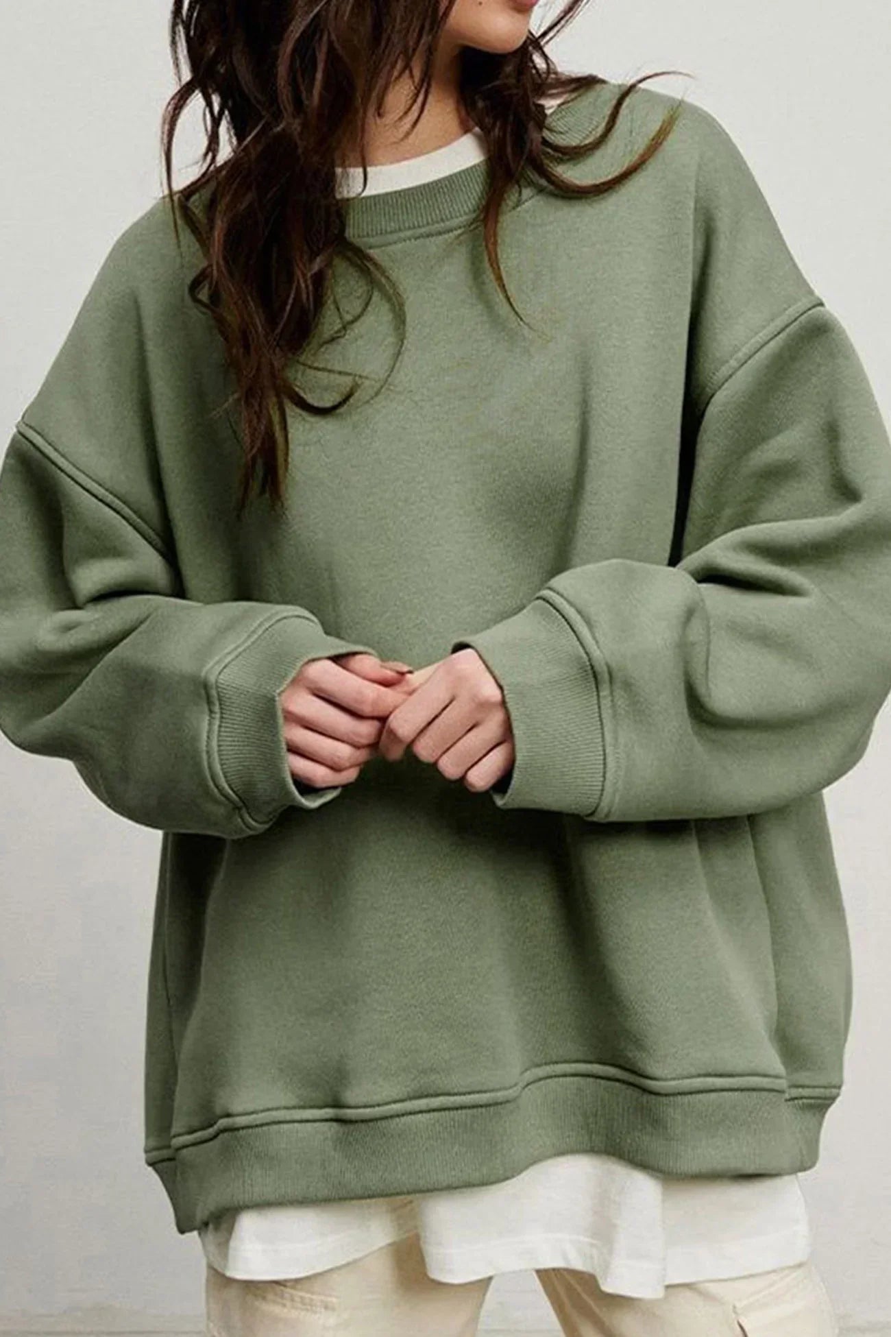 Oversized Crewneck Sweatshirt