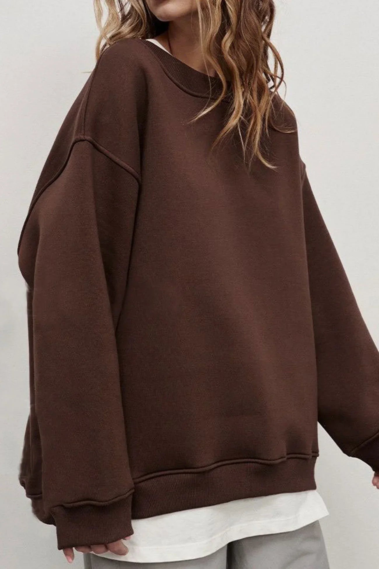 Oversized Crewneck Sweatshirt
