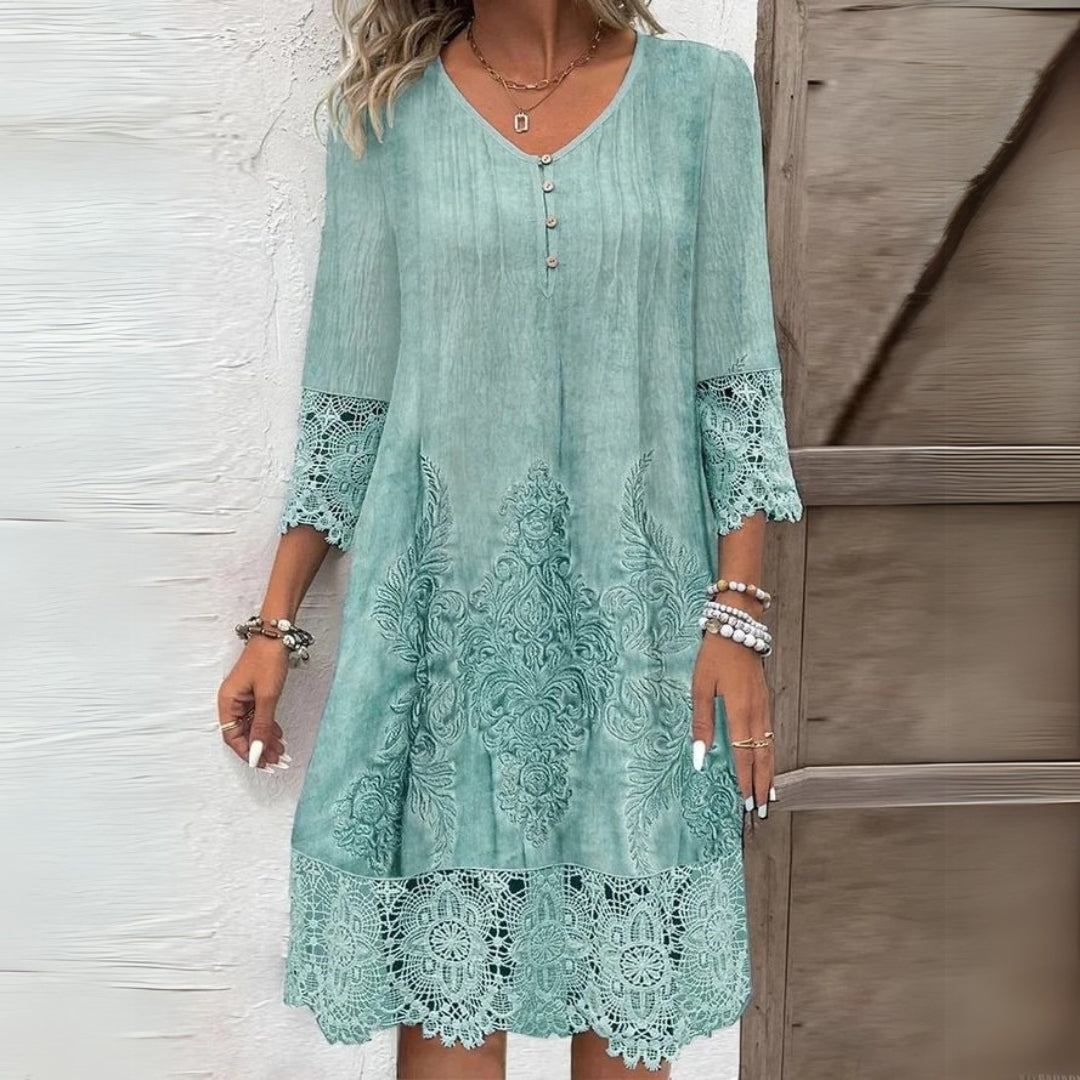 Jenna Floral Midi Dress