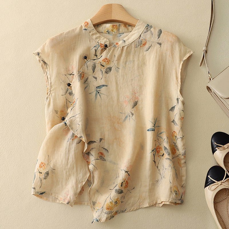 Amanda Vintage Sleeveless Top