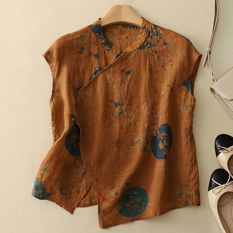 Amanda Vintage Sleeveless Top