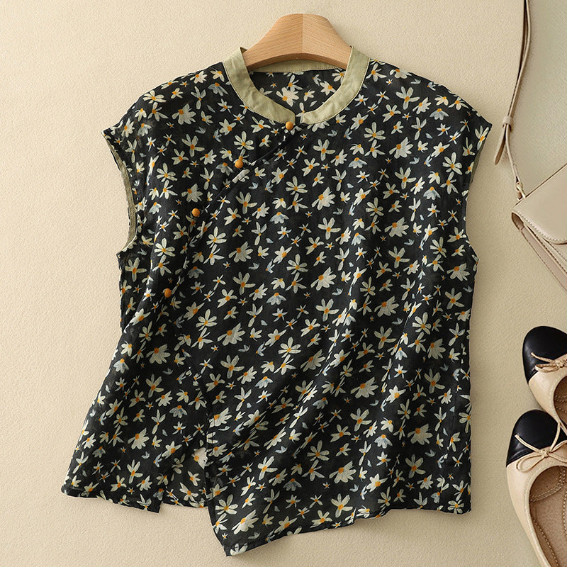 Amanda Vintage Sleeveless Top