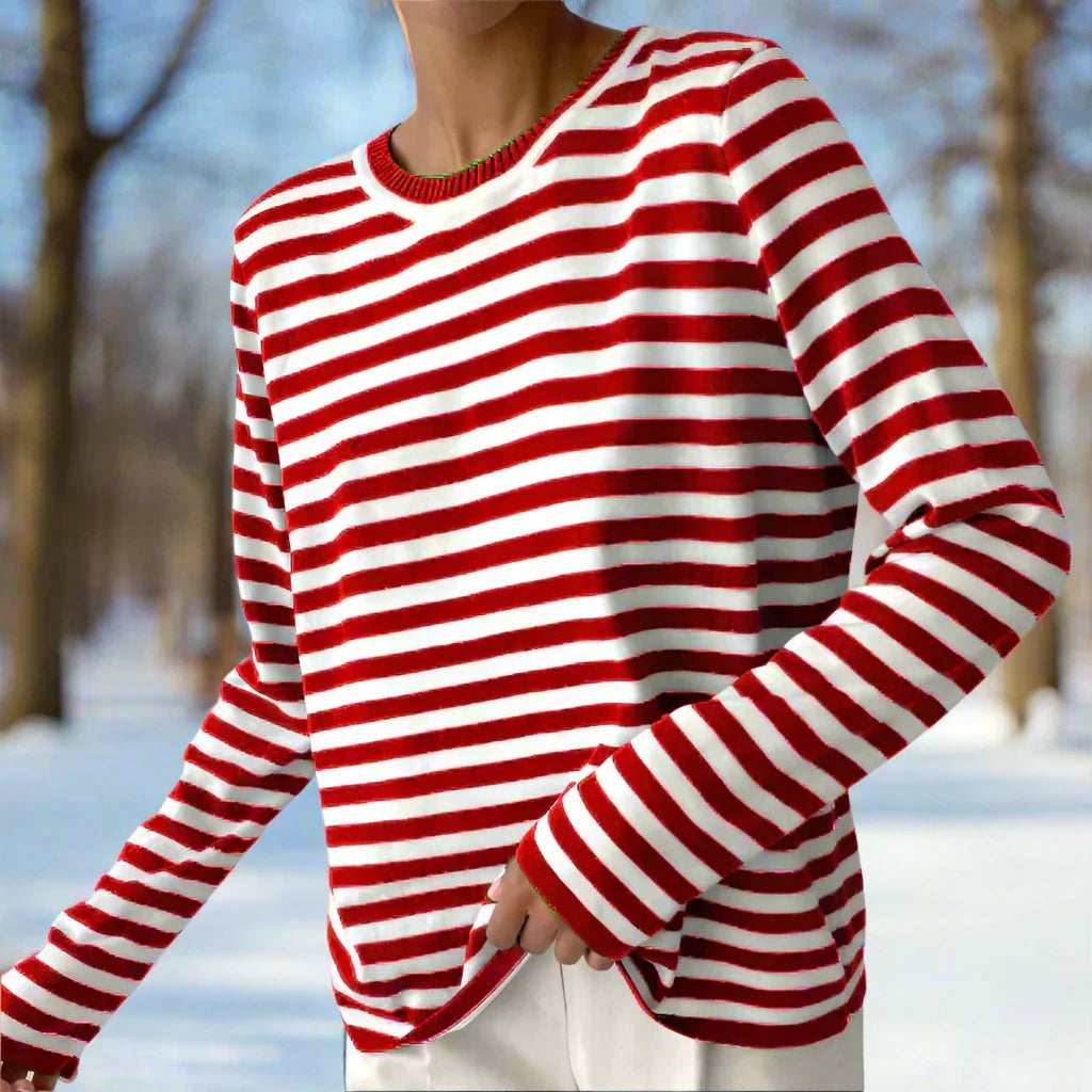 Gail Striped Long Sleeve T-Shirt