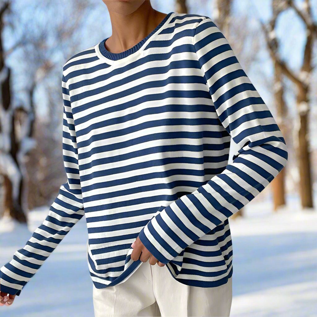 Gail Striped Long Sleeve T-Shirt