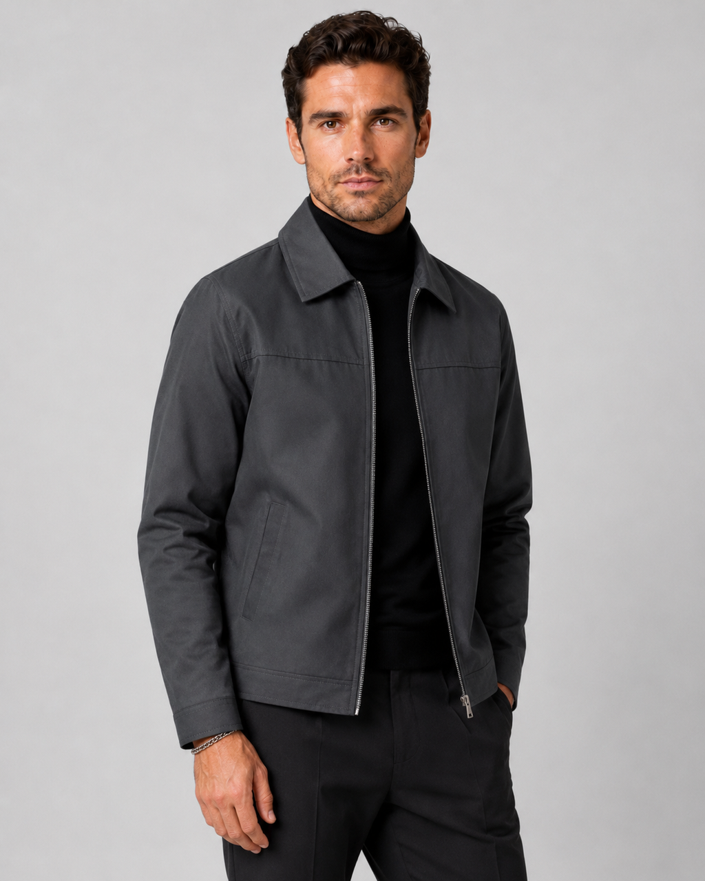 Men’s Classic Zip Harrington Jacket