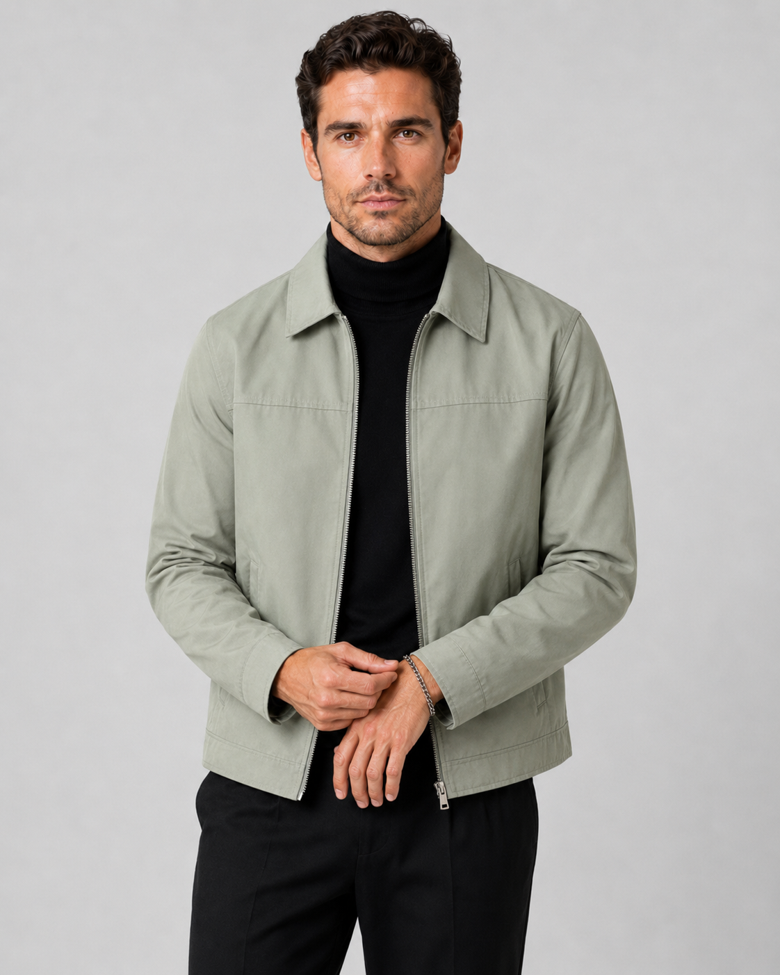 Men’s Classic Zip Harrington Jacket