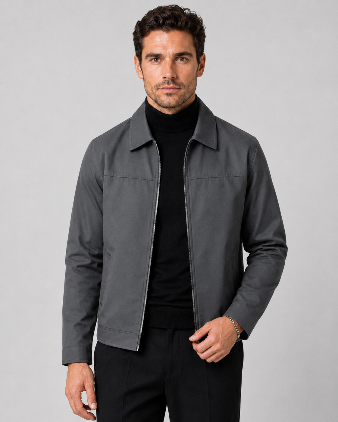 Men’s Classic Zip Harrington Jacket